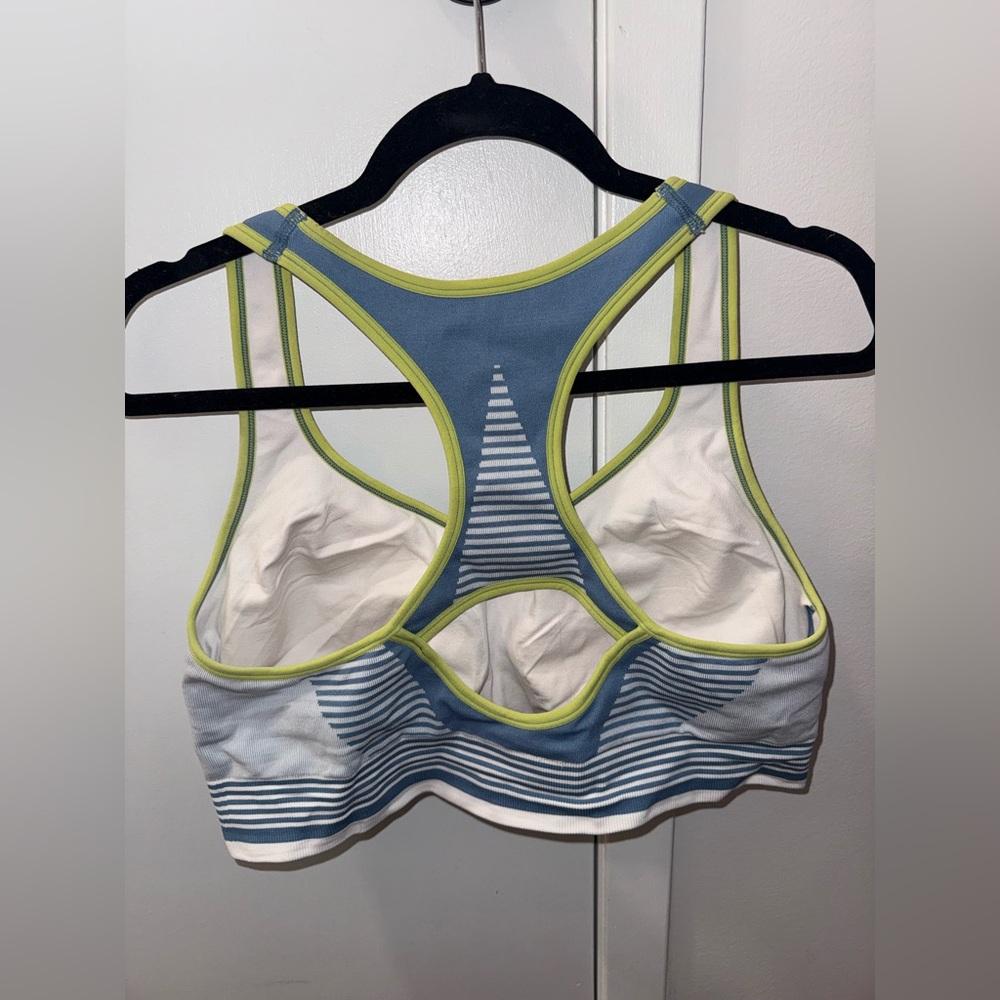 Women's Blue and White Sports Bra XXL - Picture 2 of 3